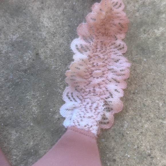 Aerie Real Sunnie Wireless Bra with Floral Strap Mystical Mauve Size 36A - Picture 3 of 6